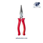 دم باریک 8 اینچ جنیوس مدل 550804D با بدنه کروم وانادیوم و دسته قرمز.
